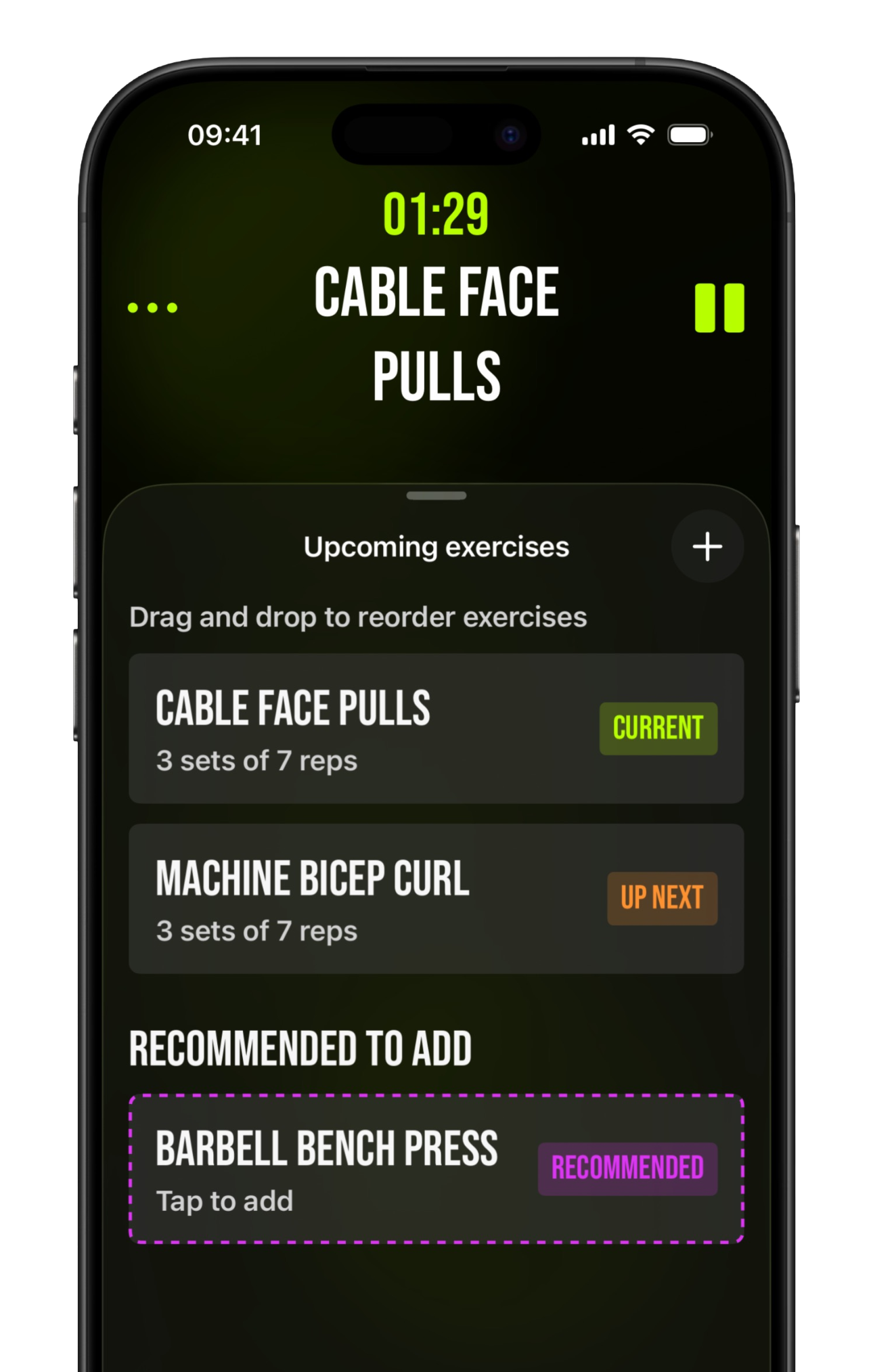 Overload Workout. Smart Overload